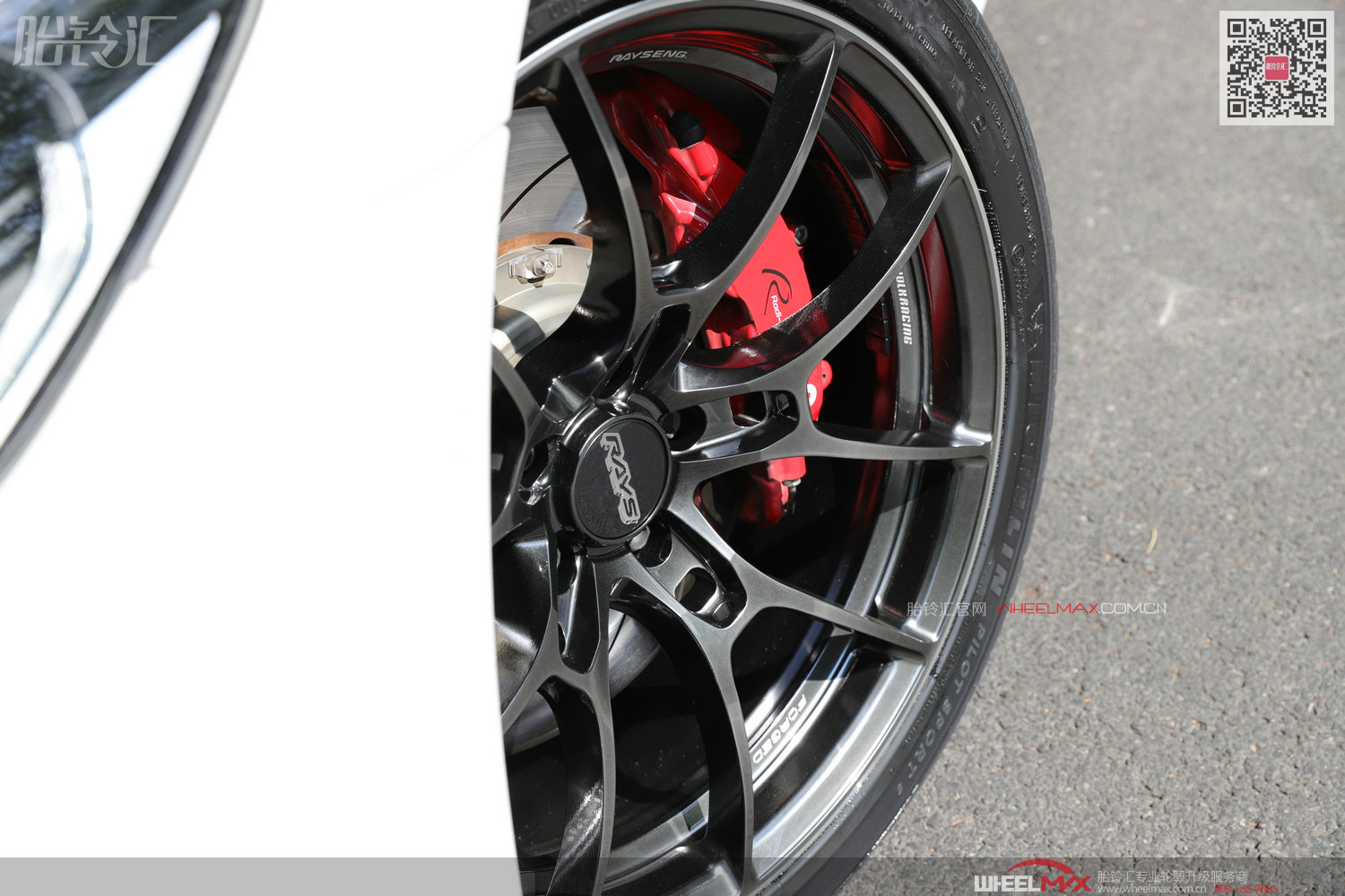 宝马新5系G38安装日本高性能单片锻造RAYS轮毂G025 HK色