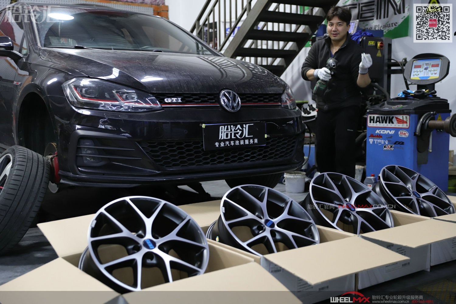 ڸ߶GTI7.5Ͱװ¹BBS SRɫʯɫ