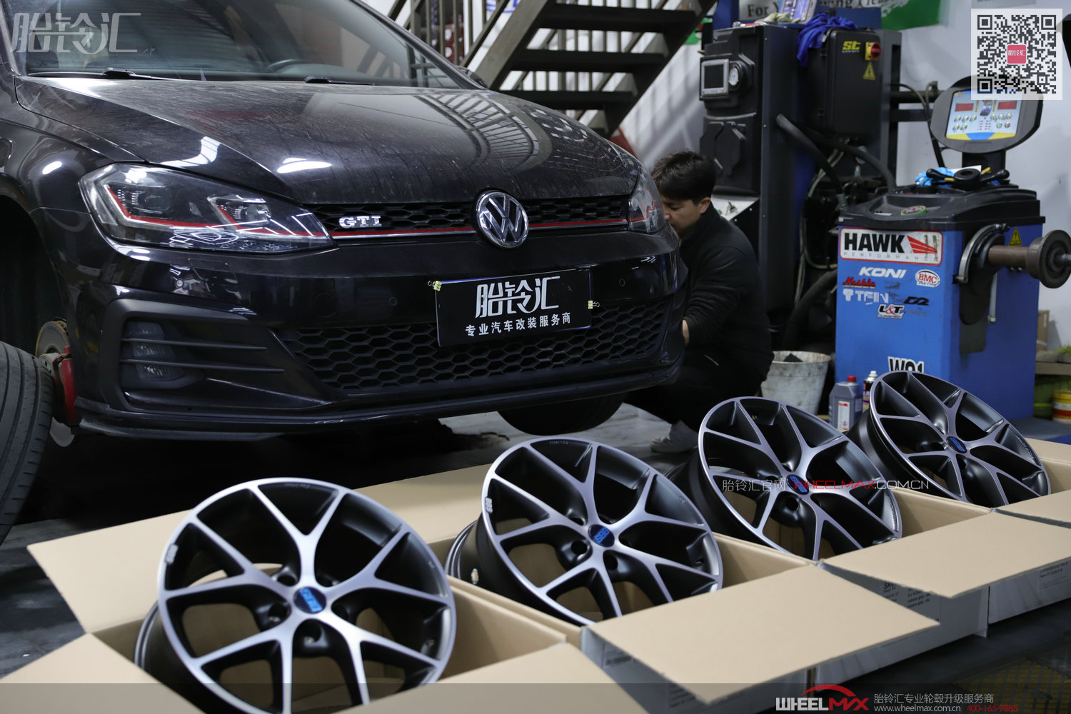 ڸ߶GTI7.5Ͱװ¹BBS SRɫʯɫ