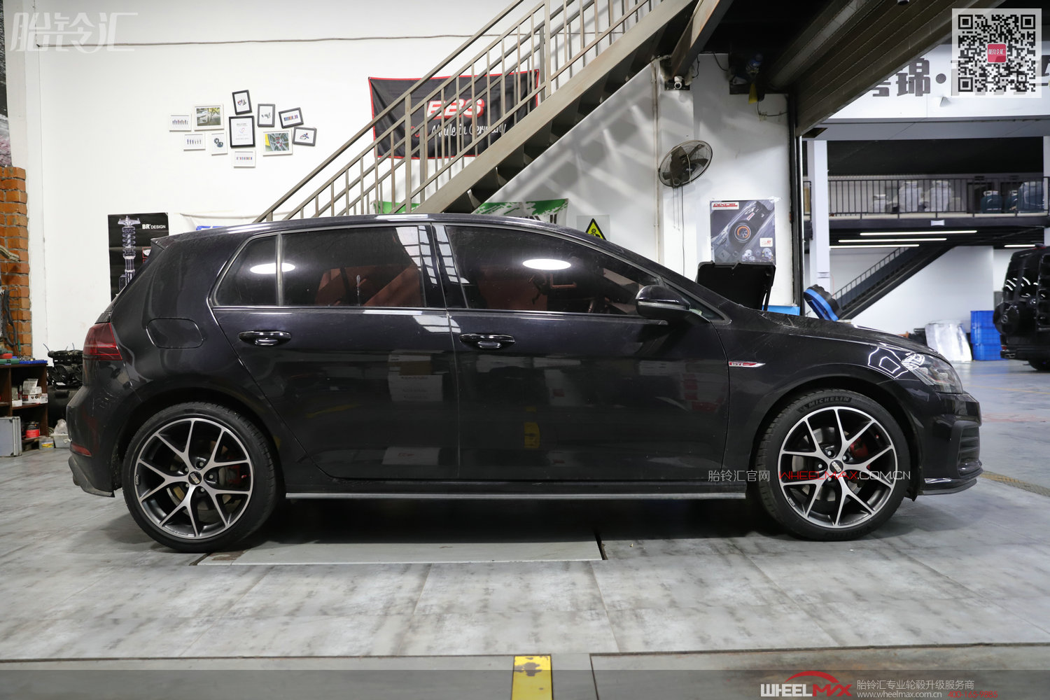 ڸ߶GTI7.5Ͱװ¹BBS SRɫʯɫ