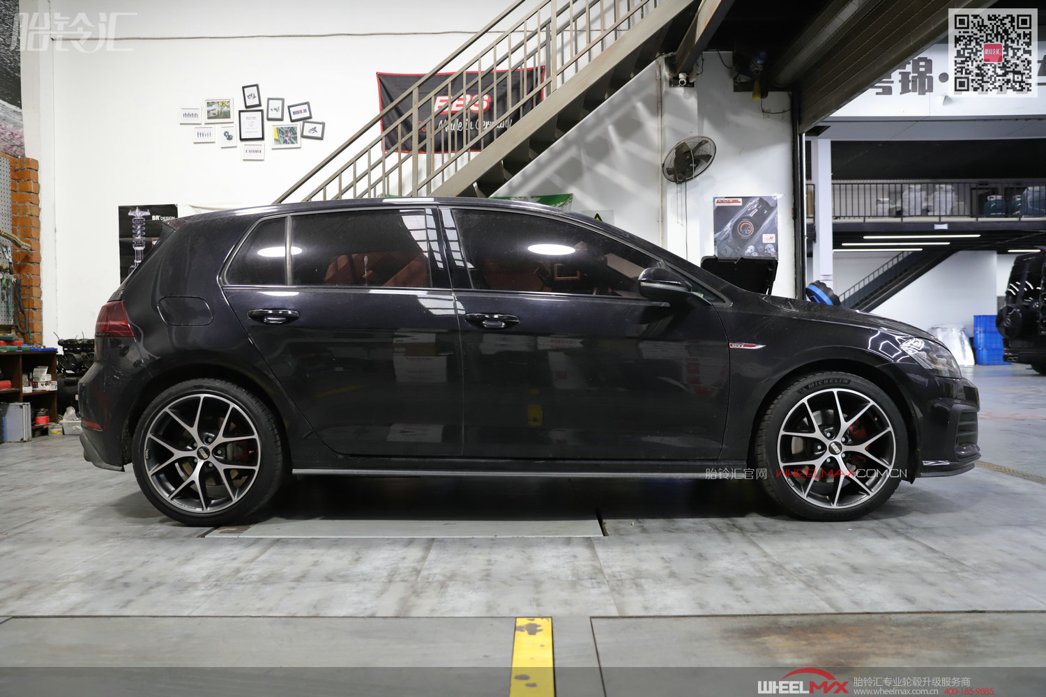 ڸ߶GTI7.5Ͱװ¹BBS SRɫʯɫ